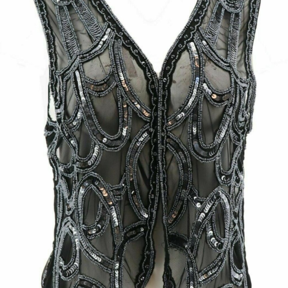 Sheryl Crow Beaded Hero Vests Black